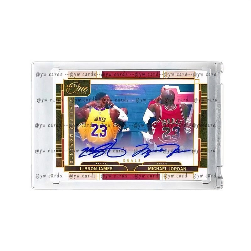 One Series Jordan James Double Signed Star Card, J One Series Jordan James Double Signed Star Card J