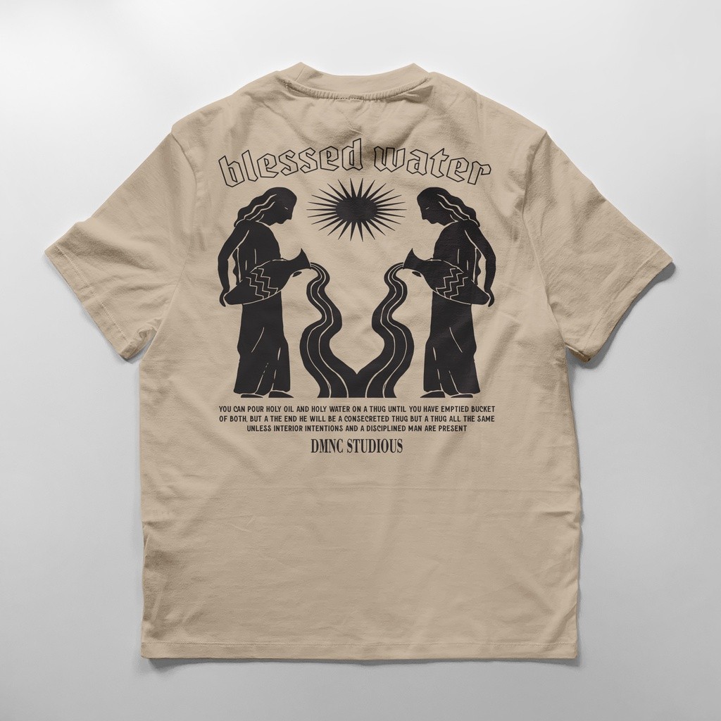 Áo thun Dmnc Blessed Water Baju Microfiber