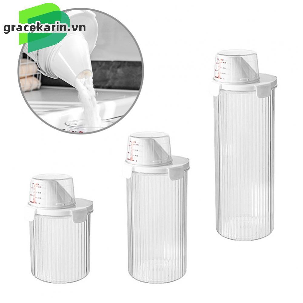 Detergent Storage Box Ample Storage Space Compact Design Large Capacity Jar