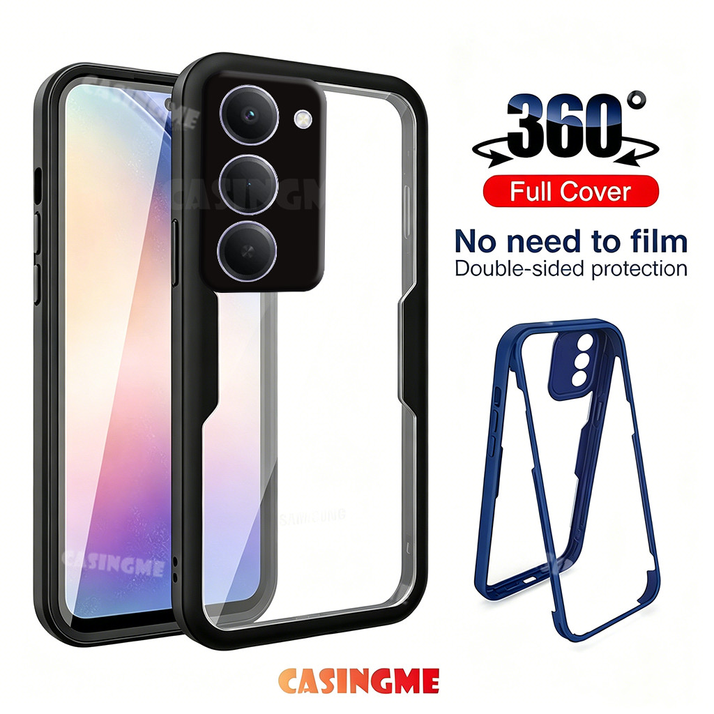 Ốp lưng Redmi 15 360 Vỏ bảo vệ chống rơi hai mặt cho Redmi 15 15C Redmi15 Note 15 Pro + 4G 5G PC + T