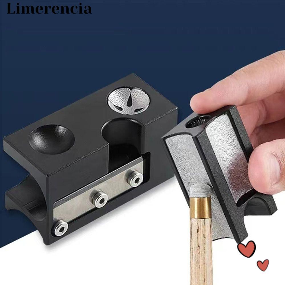 LIMERENCIA Pool Cue Tip Corrector, Công cụ sửa chữa thiết bị bi-a Cue Tip Shaper, Sửa chữa nhanh chó