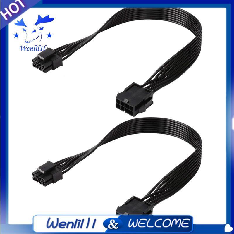 2 Chiếc CPU 8 Pin Cáp Nối Dài Bo Mạch Chủ ATX CPU 8 Pin Nữ Đến 8 (4 + 4) Pin Nam Cáp Nối Dài Cho Ngu