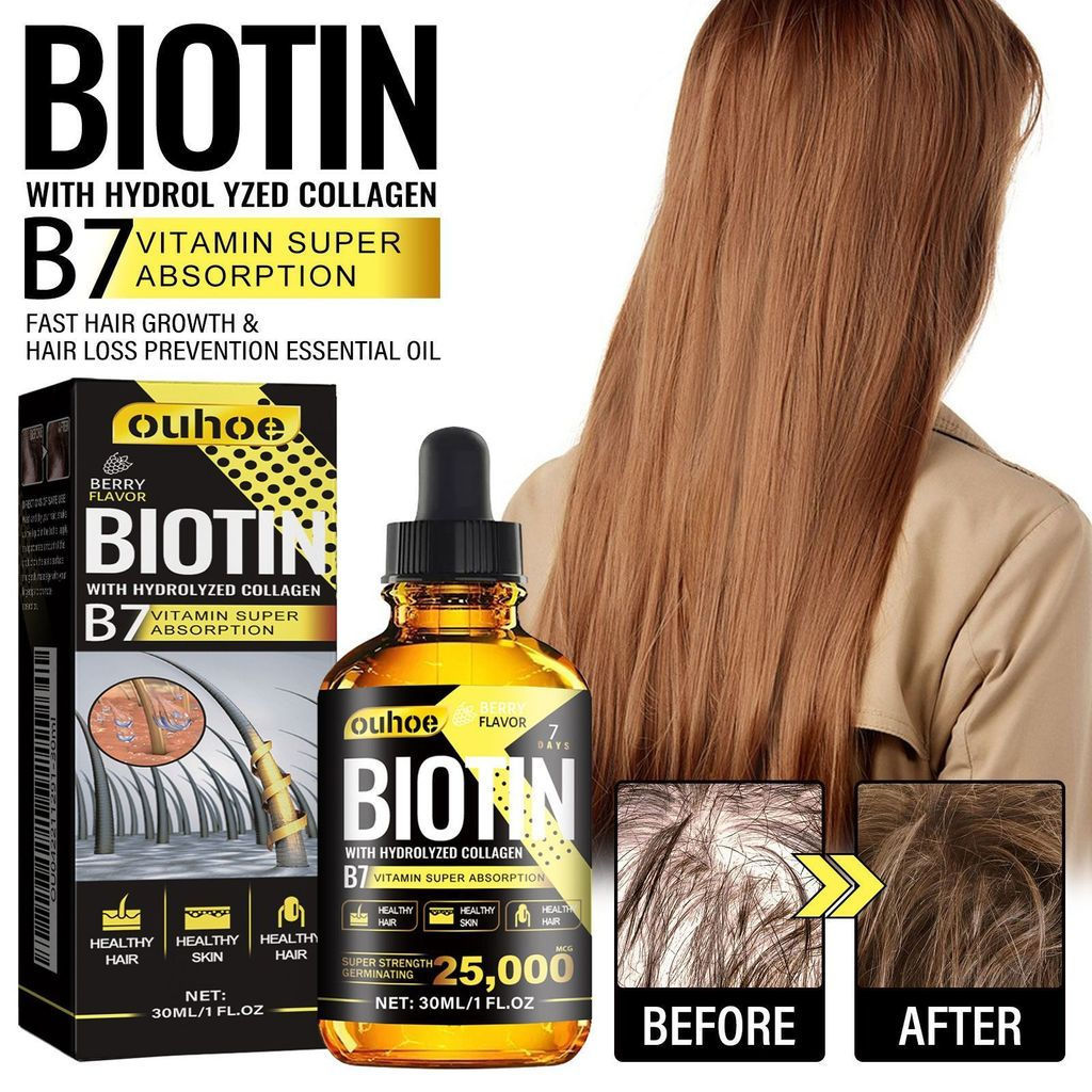 Essential oil for hair ouhoe Gentle vitamin nourishment b7New product for smooth hair care12y Collag