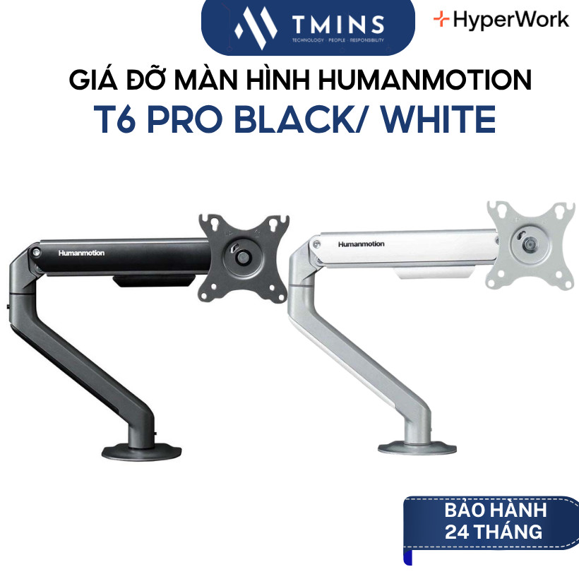 Giá đỡ màn hình Human Motion T6 Pro 9KG, 32inch - Hàng chính hãng