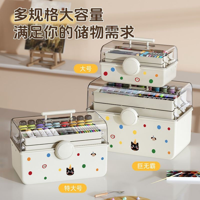 Storage box, art desktop storage box, toolbox tq Desktop Organizer Desktop Storage Box Organization 
