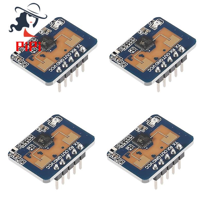 4 Mô-đun cảm biến LD2410C LD2410 Mô-đun cảm biến Radar sóng milimet Cảm biến phát hiện nhịp tim cơ t