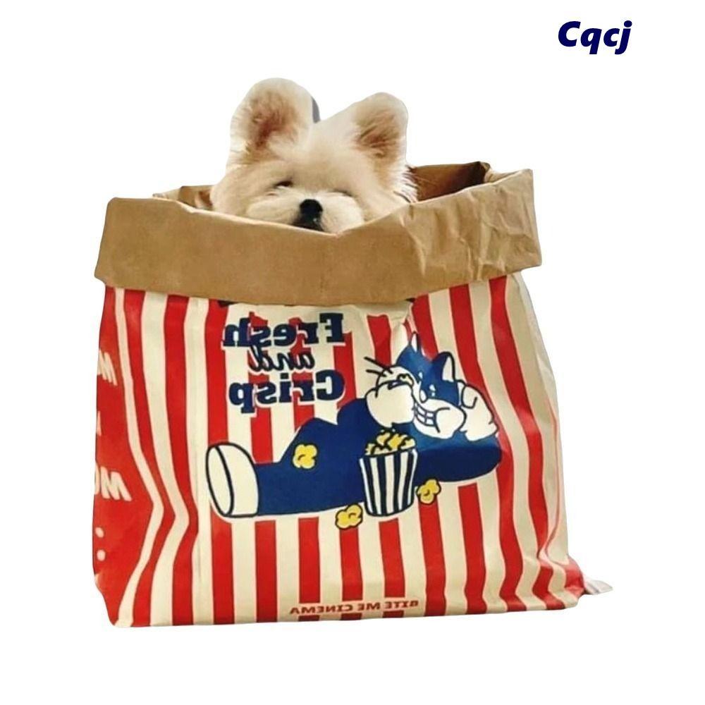 CQCJ Kraft Paper Cat Toy, Hide-and-seek Chew Kraft Paper Tunnel, Câu đố dễ thương Giải nén Âm thanh 
