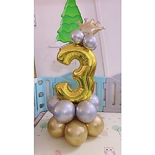 Bong bóng số size lớn 80cm,[FREESHIP]