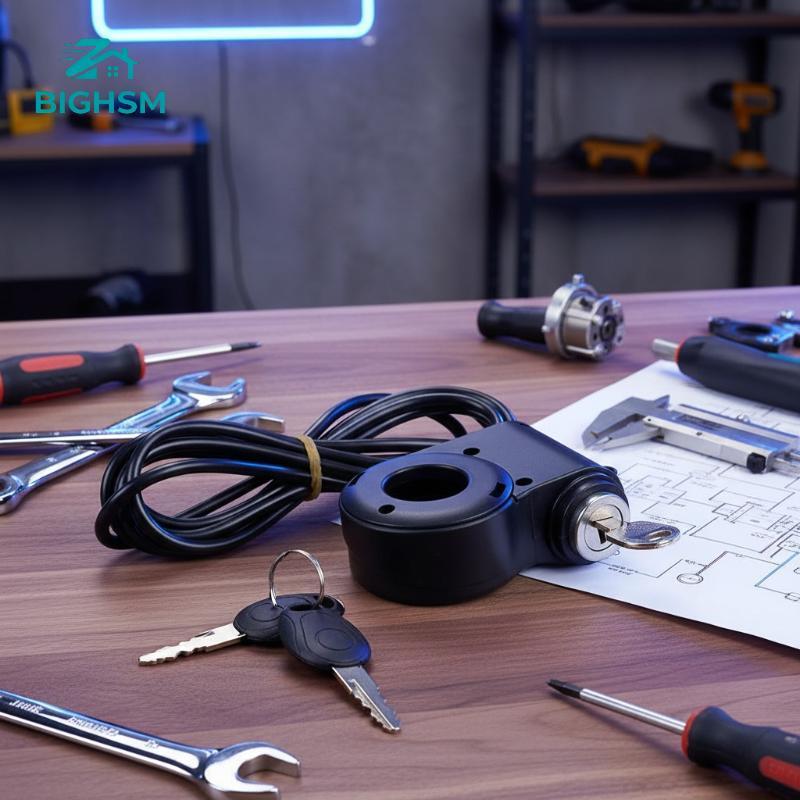 BIGHSM Ebike Lo Key Switch 12V-72V 2 Dây Có 2 Phím Chống Ăn Mòn Cho Xe Tay Ga Điện Xe Máy ATV Sử Dụn