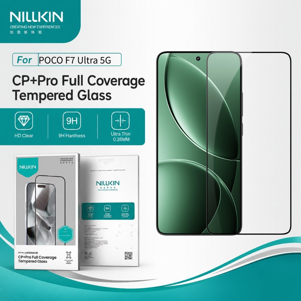 NILLKIN Kính Cường Lực Cho POCO F7 Ultra 5G Phim Bảo Vệ Chống Glare HD Trong Suốt Chống Dầu 9H FM500