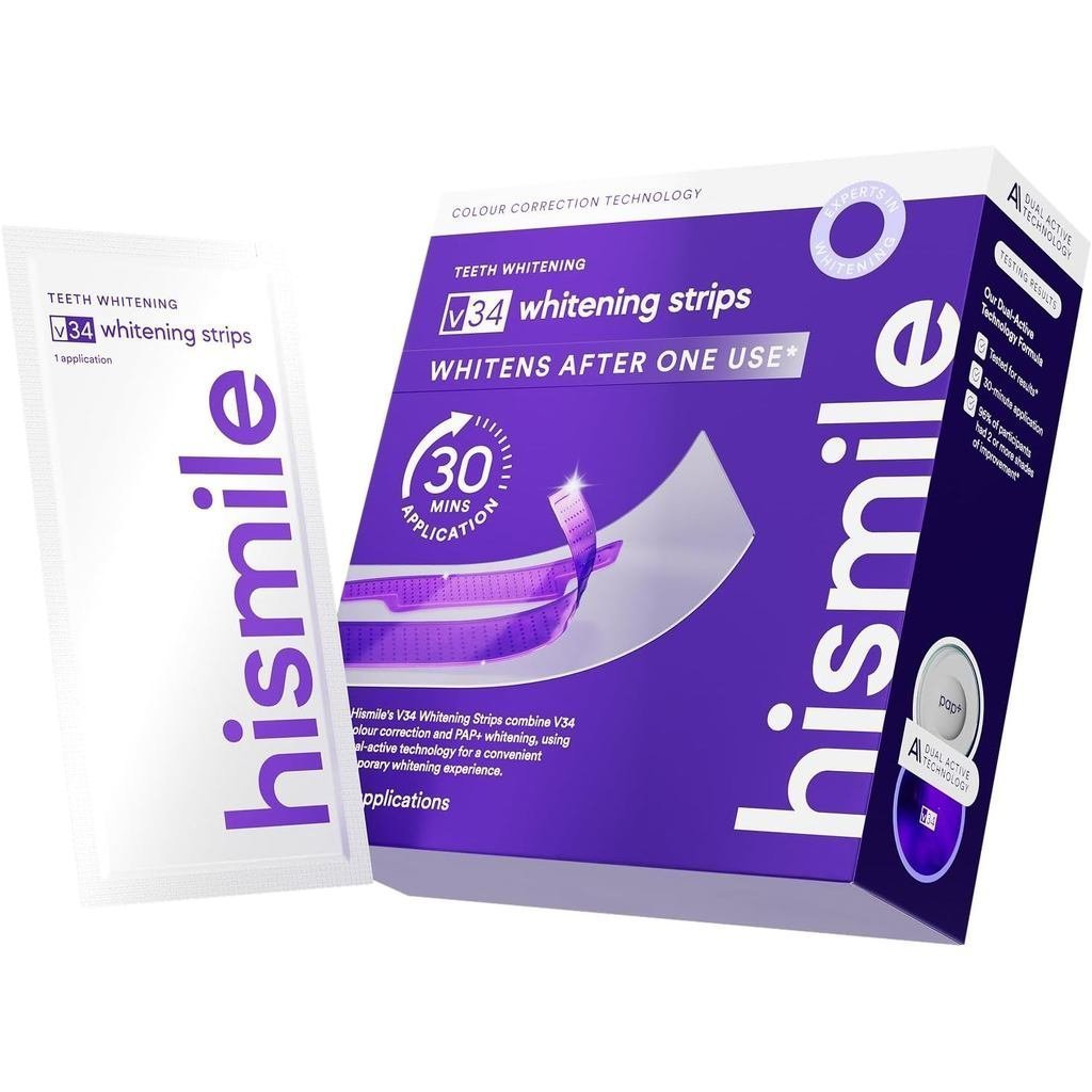 Teeth Whitening Strips，Stain Treatment for Teeth，Purple Whitening，purple V34Whitening patches，Stain 