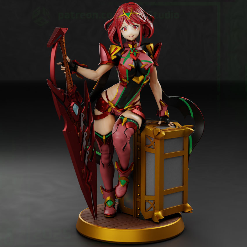 Tệp in 3D (STL) từ mô hình Xenoblade Chronicles 2 cho
