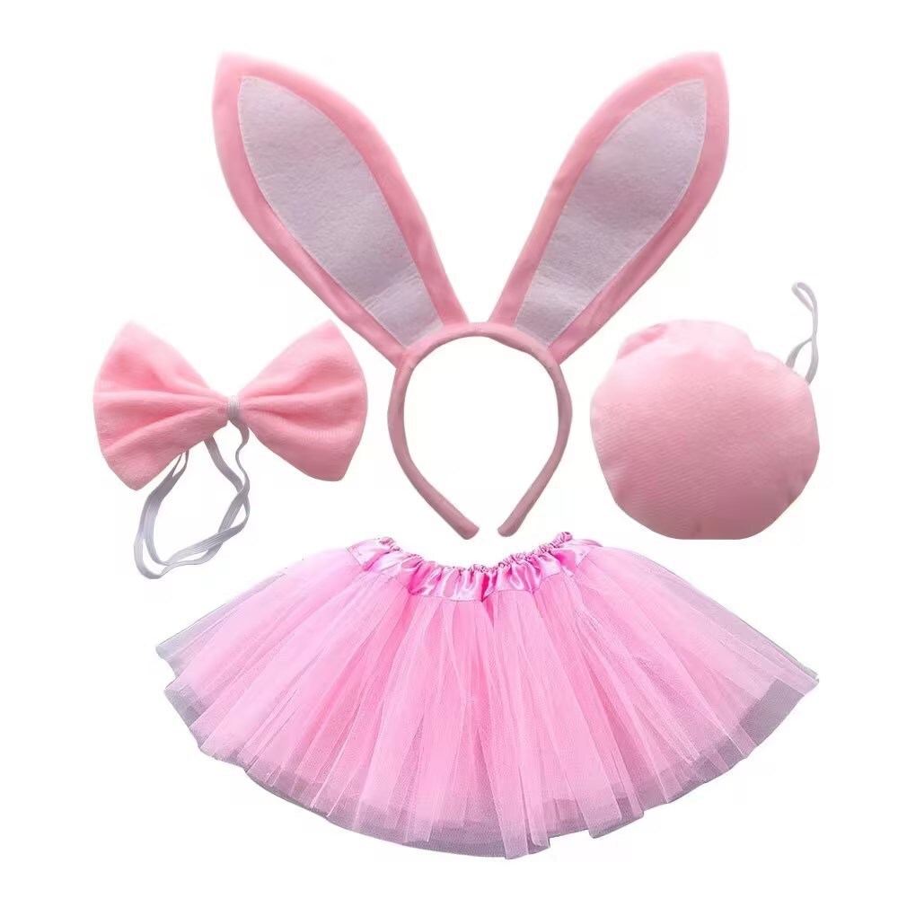 Quần Lót Nữ Phụ Kiện Bunny Girl Bunny Tail Ear Headband Nơ Dây Đeo Tay Bộ Bunny Girl dj7.24