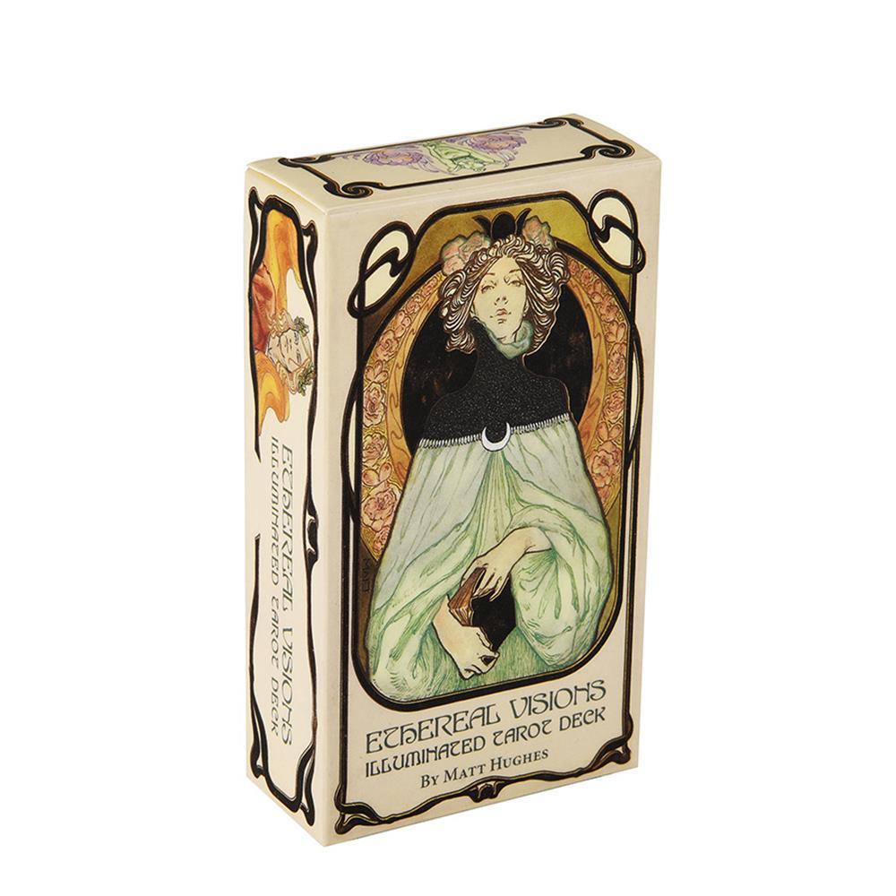 Ethereal Visions Tarot Deck Phiên bản tiếng Anh 78 lá bài có sách hướng dẫn Dreamy Art Minh họa Clas