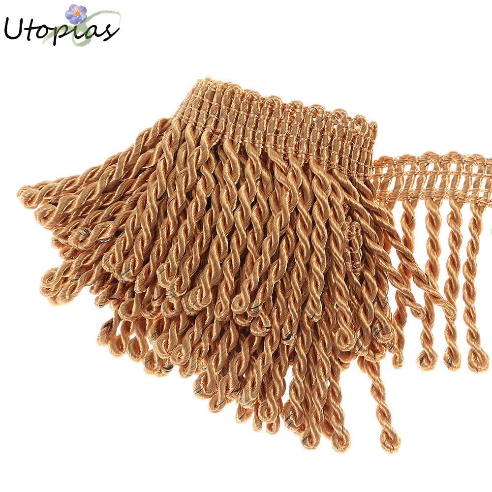UTOPIAS Bullion, Bullion Fringe Trim Gold Fringe Trim, Tôn vinh DIY May Trang trí Sofa