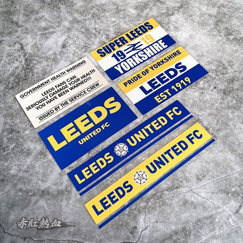 Màu đỏ Hot-Blooded Premier LEEDS LEEDS Phản Quang Chống Thấm Nước Dán Xe Máy Điện Thân Xe Sản Phẩm N