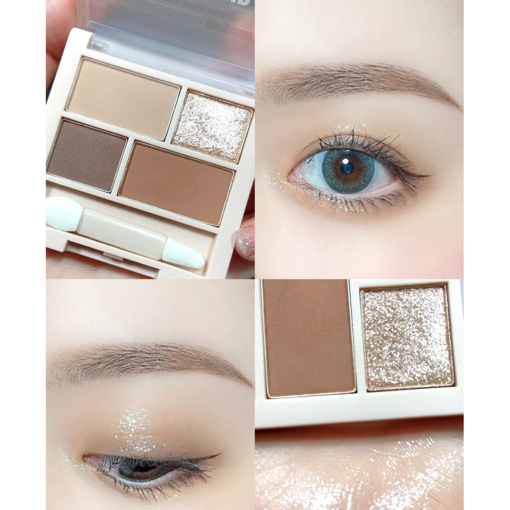 bảng mắt phấn mắt Bảng phấn mắt 39 Yuan unny Four Colors 01 08 Matte