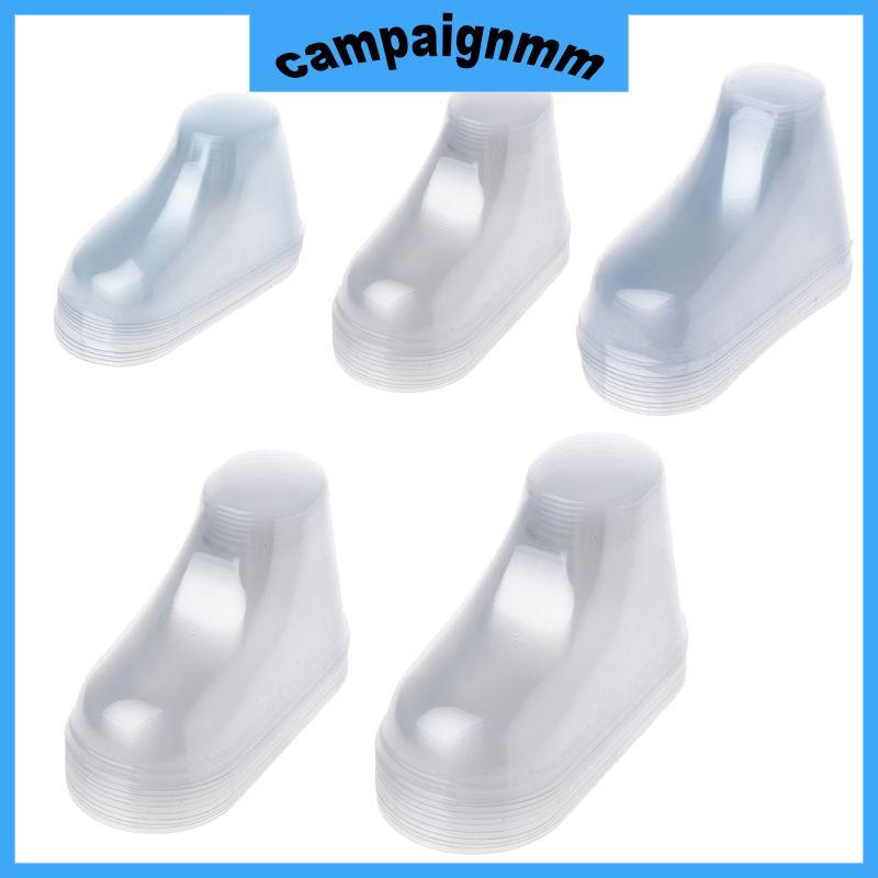 Trại 10 Bộ Nhựa Cho Bé Tập Đi Chân Hiển Thị Khuôn Bé Booties Giày Tất Cho Booties Giày Tất Cho Booti
