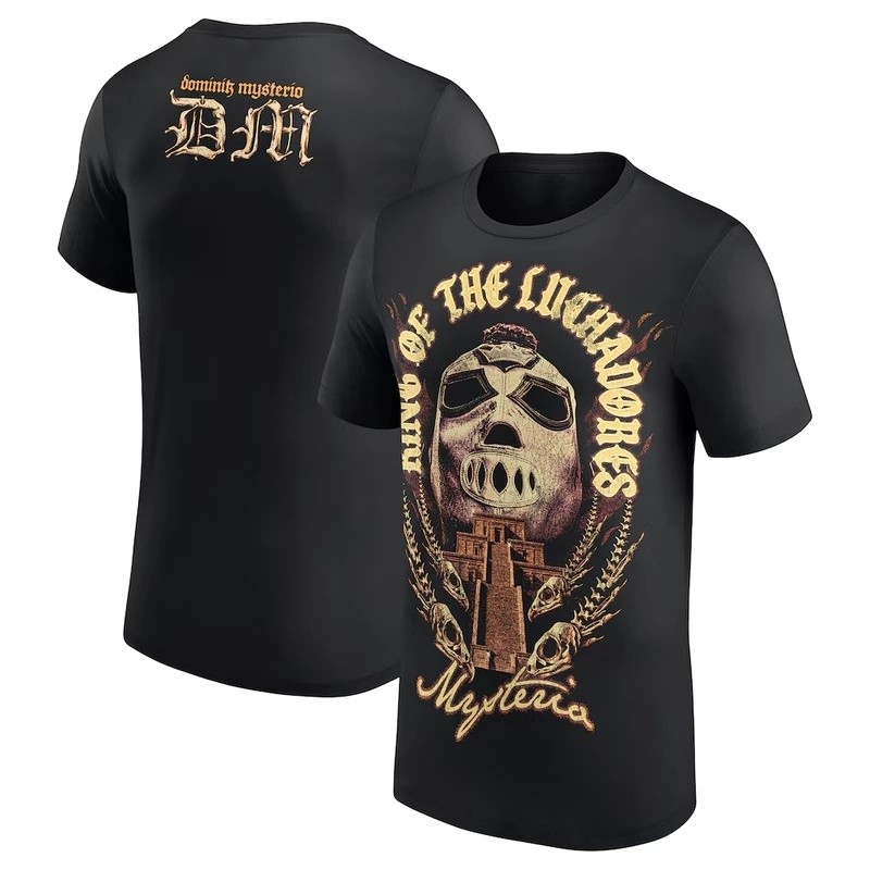 Dominik Mysterio "Vua của Luchadores" 2026 Áo thun Merch Unisex Áo thun nam nữ Y2k Áo thun thường ng
