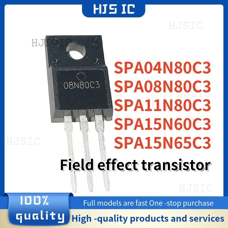 5 CHIẾC SPA04N80C3 SPA08N80C3 SPA11N80C3 SPA15N60C3 SPA15N65C3 TO-220F 04N80C3 08N80C3 11N80C3 15N60