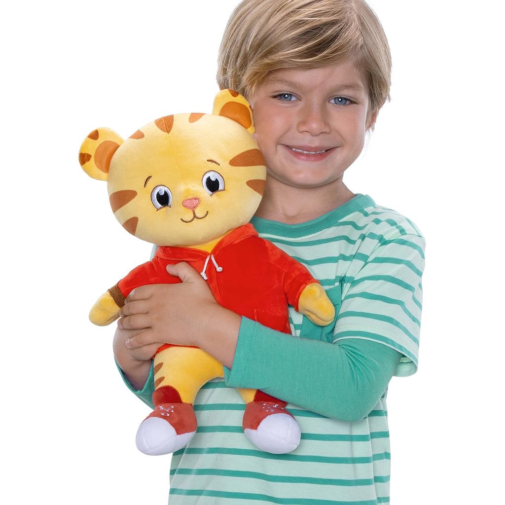 Daniel Tiger 's Neighborhood Cuddle Up Daniel Tiger Đồ chơi sang trọng Siêu mềm Đồ chơi nhồi bông nh