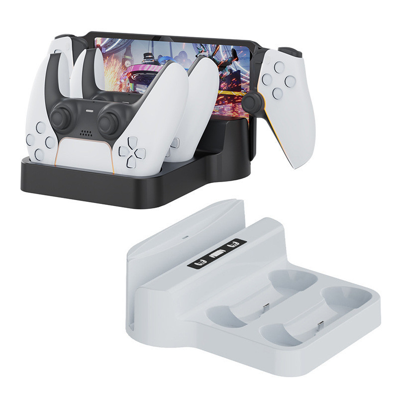 [Phụ kiện trò chơi bán chạy] PS5 Portal Streaming Đế sạc cầm tay PS5 Tay cầm chơi Game Sạc kép PS5 B