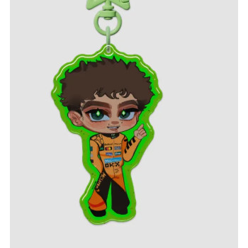 Formula 1 (F1) Lando Norris glitter epoxy keychain Nang Decor Shop DECOR SHOP
