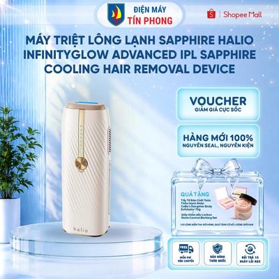 Máy triệt lông lạnh Sapphire Halio InfinityGlow Advanced IPL Sapphire Cooling Hair Removal Device | BH 24 tháng
