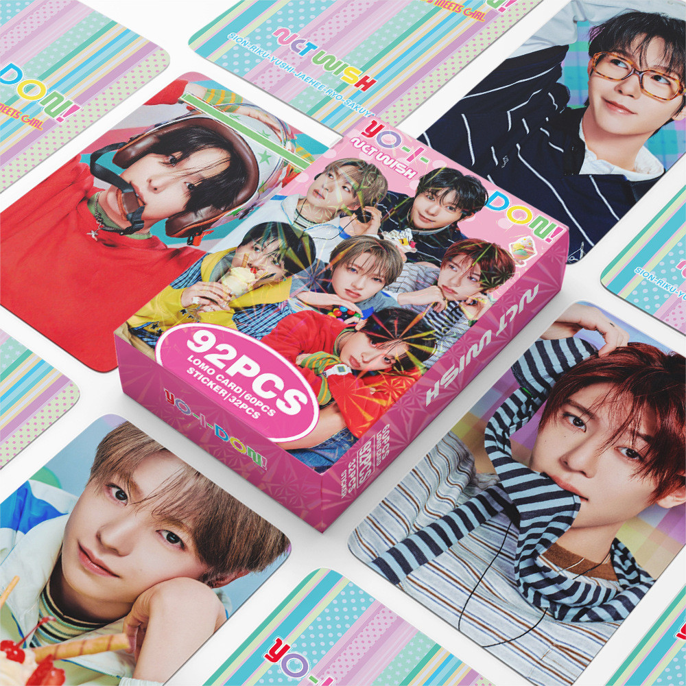 92-96 Chiếc NCT WISH YO-I-DON BOY MEETS GIRL Lomo Cards Way V DREAM Go Back To The Future Sticker DR