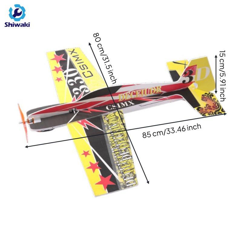 Máy bay đóng thế RC F3P chạy điện, Bọt nhẹ, Airfoil cố định chống va đập, Đồ chơi trẻ trung