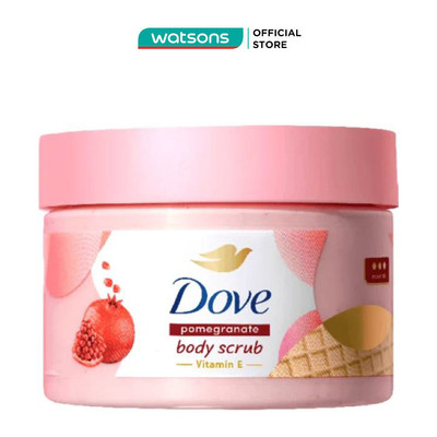 Tẩy Tế Bào Chết Dưỡng Ẩm Toàn Thân Dove Hương Lựu Đỏ 280g