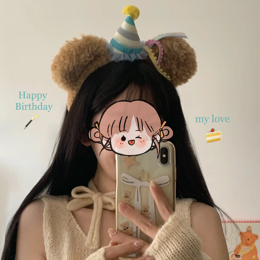 Duffy Duffy Duffy Mũ Sinh Nhật Băng Đô Dễ Thương Thủy Thủ Công Viên Giải Trí Hình Hải Quân Băng Đô D