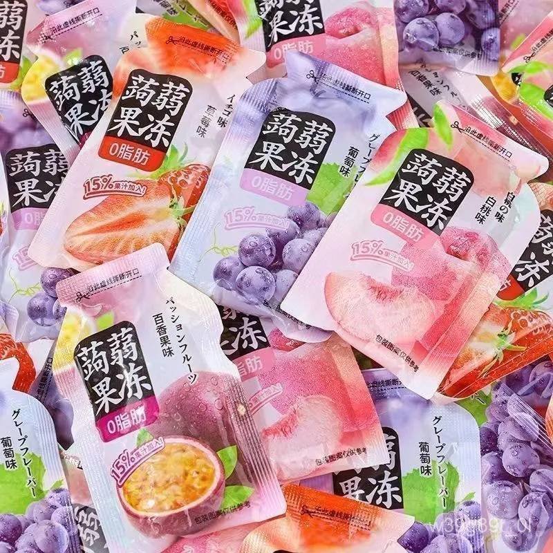 Thạch konjac ít calo 0 chất béo ăn vặt giảm cân cho bé nhiều vị trái cây bán chạy giao nhanh