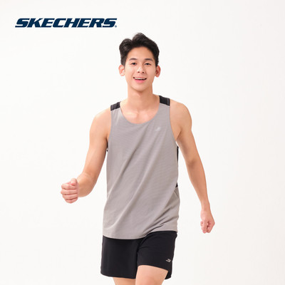Sports Tank Top Nam Skechers Running Performance Sports Tank Top - SP226M125-04D8