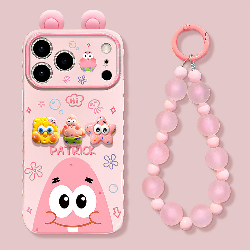 Thích hợp cho Apple 17promax Ốp điện thoại iphone15 Pie Daxing Sponge Doll 16 Hoạt hình dễ thương 14