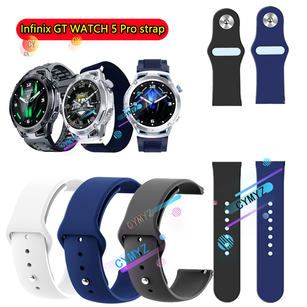 Infinix GT WATCH 5 Pro Dây đeo silicon Infinix GT 5 Pro Dây đeo thể thao