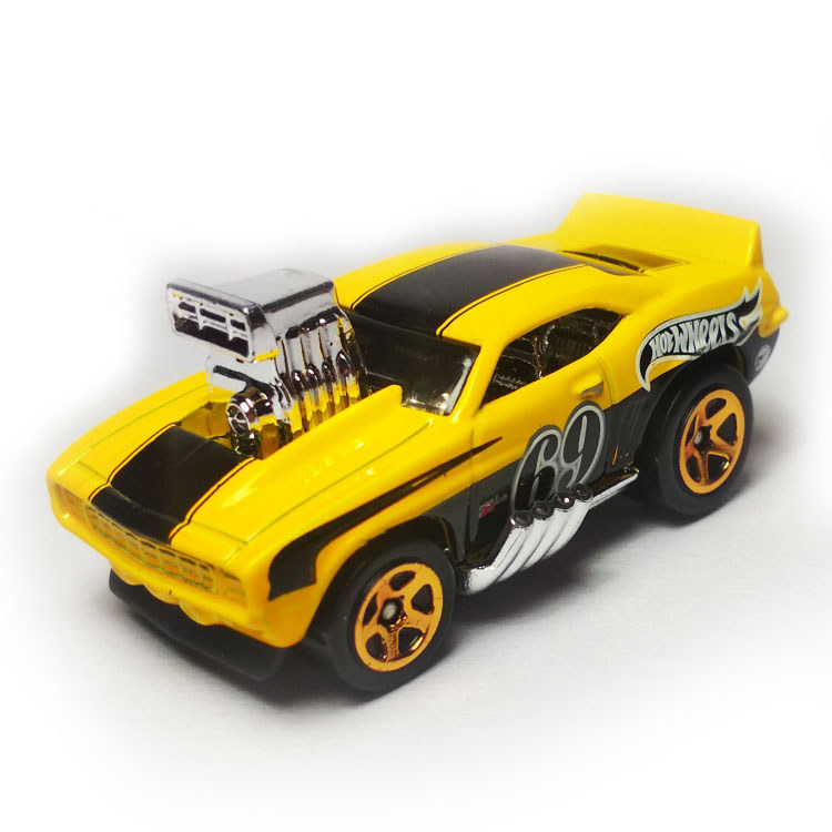 HotWheels HotWheels HotWheels CAMARO Cơ Xe T-HUNT Phổ Biến Hiếm Vàng 69 CAMARO Z28