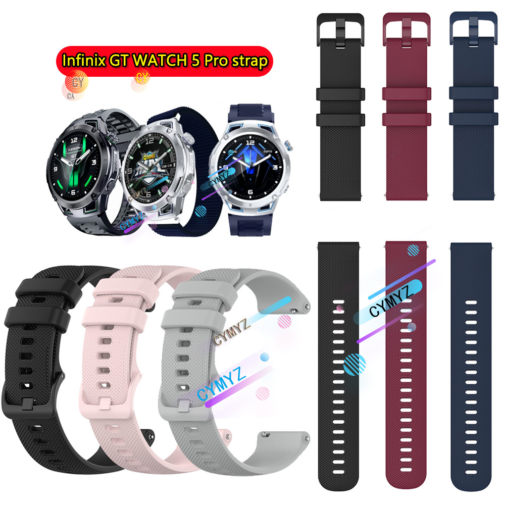 Infinix GT WATCH 5 Pro Dây đeo silicon Infinix GT 5 Pro Dây đeo thể thao