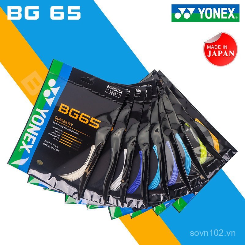 Mười Mặt Hàng Miễn Phí Vận Chuyển Chính Hãng yonex yonex Cầu Lông Dây Vợt Cầu Lông BG65 / 65TI / 66 