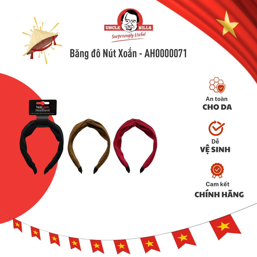 Băng đô Thiết kế Nút Xoắn Nhiều Màu UNCLE BILL - AH0000071