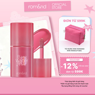 [Romand x KOL] Son nước lì tự nhiên Romand Bare Water Tint