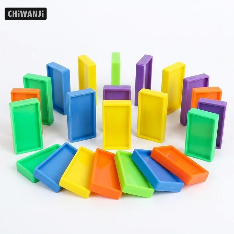 Bộ Dominos dành cho trẻ em, Đồ chơi giáo dục để thi đấu, Kiên nhẫn Bagged