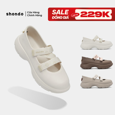 Giày Búp Bê Thể Thao Shondo Ballet Sneaker Nữ Dreamie Ver 2 Đế Limax EVA Nhẹ Cao 4cm Nhiều Màu