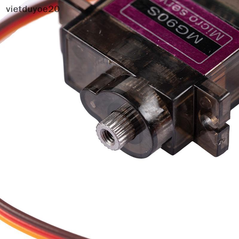 Vie MG90S kim loại bánh răng Micro servo cho RC máy bay trực thăng xe Thuyền Mô hình VN