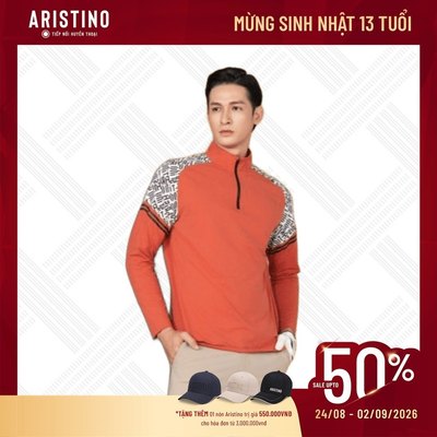 Áo Half zip Nam Aristino Golf AHZG27BZ
