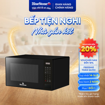 Lò Vi Sóng Bluestone MOB-7818 - 20 Lít - 1050W - Điều Khiển Cảm Ứng - Thiết Kế Hiện Đại - Bh 2 năm