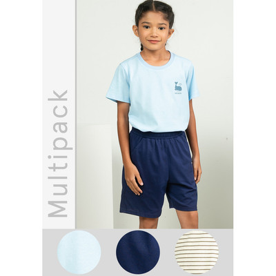 3 In 1 Knit Set Trẻ Em Skechers Home Wear 3 In 1 Knit Set - SL425K282-01BS