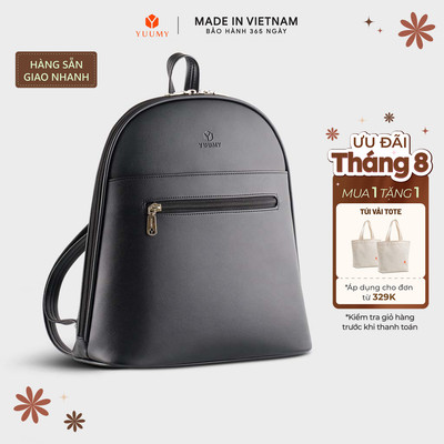 Balo Yuumy (Thời trang nữ phối ngăn - Balo da Seasand YBA102)