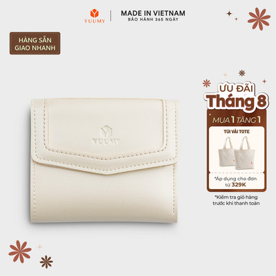 Ví Yuumy ( Thời trang nữ dáng cầm tay nhỏ gọn - Ví da Seasand YV95)
