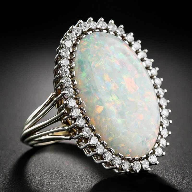Xuyên Biên Giới Chúc Bán Phong Cách Mới Opal Nhẫn Thời Trang Người Phụ Nữ Opal Nhẫn Opal Nhẫn Bán Bu